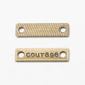 Courage Word Metal Connector Bars In Two Finishes For Jewelry Making view 3