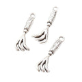 Whisk Charm in 2 Finishes Metal Component for Jewelry Making view 3