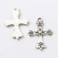 Decorative Arrow Cross Metal Charms in Four Finishes view 3