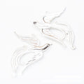 Sweeping Phoenix Bird Charm In 4 Metal Finishes For Jewelry Making view 3