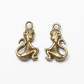 Sitting Monkey Charm Metal Jewelry Making Component view 3
