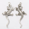 Long-Tail Lizard Metal Charm Pendant For Jewelry Making view 3
