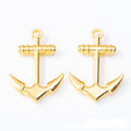 Classic Nautical Anchor Charm Metal Jewelry Making Component view 3