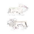 Walking Lion Metal Charms in Two Antique Finishes for Jewelry Making view 3