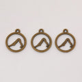 Downward Dog Yoga Charm In 2 Metal Finishes For Jewelry Making view 3