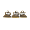 Miniature Clothes Iron Alloy Charm in 2 Pictured Options view 3