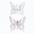 Large Openwork Fairy Butterfly Charms in Bronze and Silver view 3