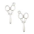 Scissors Charm in Five Polished and Antique Finishes view 3