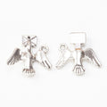 Flying Dove with Envelope Charms in Two Antique Finishes view 3