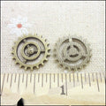 Concentric Gear Metal Jewelry Components in 6 Distinct Finishes view 3
