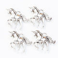 Running Unicorn Antique Metal Charms In Two Finishes view 3
