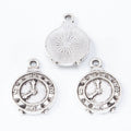 Pocket Watch Charm in 2 Finishes for Jewelry Making view 3