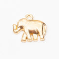 3-Finish Raised Elephant Metal Jewelry Components for Crafts view 3