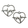 Heartbeat Double-Heart Metal Connectors in 2 Finishes view 3