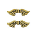 Scroll Wing Bead Detailed Alloy Bead in 2 Pictured Options view 3