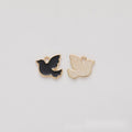 Enamel Flying Dove Metal Charm in Four Colors Jewelry Component view 6