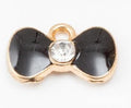 Four-Color Enamel Bow Charm with Clear Center Stone for Jewelry Making view 4