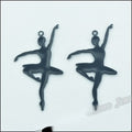 Ballet Dancer Metal Charms in 1 Pictured Finish for Jewelry Crafts view 4