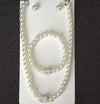 White Jewelry Set