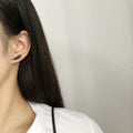Fern Leaf Climber Stud Earrings Offered in Three Finishes view 5