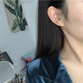 Fern Leaf Climber Stud Earrings Offered in Three Finishes view 4