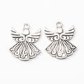 Patterned Angel Charm Metal Pendant for Jewelry Making view 5