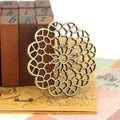 Openwork Floral Disc Metal Charm Pendant in 3 Finishes for Jewelry Making view 2