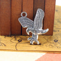 Spread Wing Eagle Metal Charm in 4 Decorative Finishes view 4