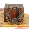 41mm Hollow Double Ring Alloy Charm Pendant