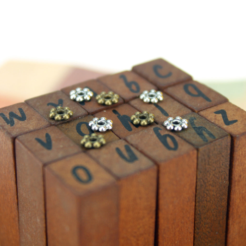 5mm Vintage Alloy Spacer Beads for DIY Jewelry Making