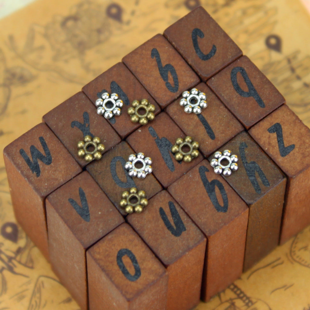 5mm Vintage Alloy Spacer Beads for DIY Jewelry Making