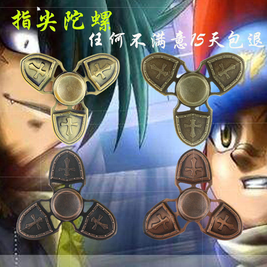 3-Leaf Alloy Fidget Spinner