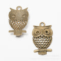 Zinc Alloy Owl Charm Pendant No.995878 for DIY Necklace Bracelet Jewelry Making view 3