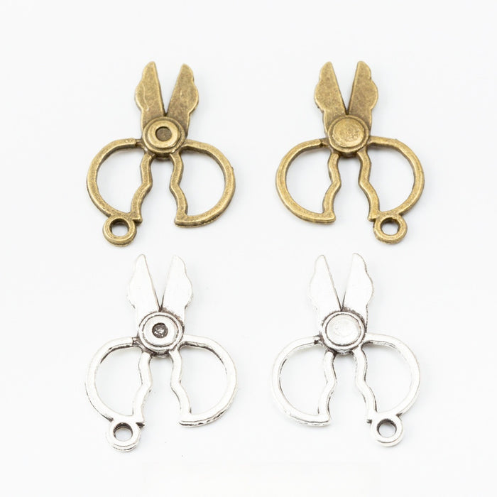 Zinc Alloy Scissors Charm Pendant No.379533 for DIY Necklace Bracelet Jewelry Making