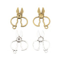 Zinc Alloy Scissors Charm Pendant No.379533 for DIY Necklace Bracelet Jewelry Making view 4