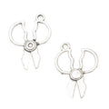 Zinc Alloy Scissors Charm Pendant No.379533 for DIY Necklace Bracelet Jewelry Making view 2