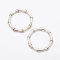 Zinc Alloy Circle Charm Pendant No.715898 for DIY Necklace Bracelet Jewelry Making view 3