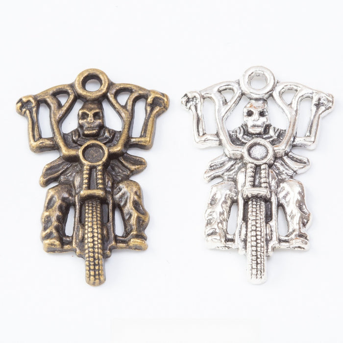 Zinc Alloy Ghost Rider Charm Pendant for DIY Necklace Bracelet Jewelry Making