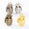 Zinc Alloy Grenade Charm Pendant for DIY Necklace Bracelet Jewelry Making view 5