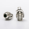 Zinc Alloy Grenade Charm Pendant for DIY Necklace Bracelet Jewelry Making view 3