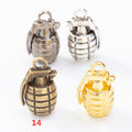 Zinc Alloy Grenade Charm Pendant for DIY Necklace Bracelet Jewelry Making view 1