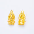 Zinc Alloy Ganesha Charm Pendant for DIY Necklace Bracelet Jewelry Making view 2
