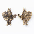 Zinc Alloy Santa Claus Charm Pendant No.291076 for DIY Necklace Bracelet Jewelry Making view 3