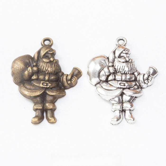 Zinc Alloy Santa Claus Charm Pendant No.291076 for DIY Necklace Bracelet Jewelry Making