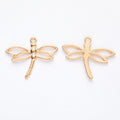 Zinc Alloy Dragonfly Charm Pendant No.671481 for DIY Necklace Bracelet Jewelry Making view 4