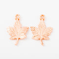 Zinc Alloy Maple Leaf Charm Pendant No.267807 for DIY Necklace Bracelet Jewelry Making view 4