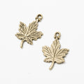 Zinc Alloy Maple Leaf Charm Pendant No.267807 for DIY Necklace Bracelet Jewelry Making view 2