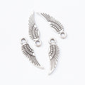 Zinc Alloy Wing Charm Pendant No.583747 for DIY Necklace Bracelet Jewelry Making view 3