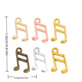 Zinc Alloy Music Note Charm Pendant No.707260 for DIY Necklace Bracelet Jewelry Making view 1