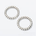 Zinc Alloy Circle Charm Pendant No.650855 for DIY Necklace Bracelet Jewelry Making view 2